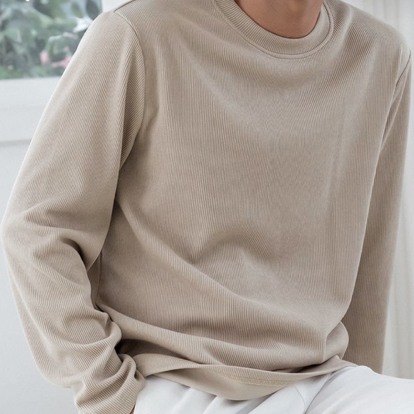 Zara Shirts Zara Mens Ribbed Long Sleeve Poshmark